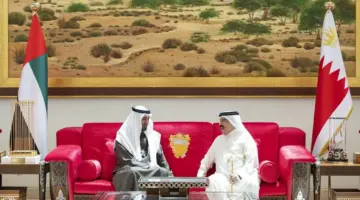 رئيس الإمارات وملك البحرين يناقشان المستجدات الإقليمية